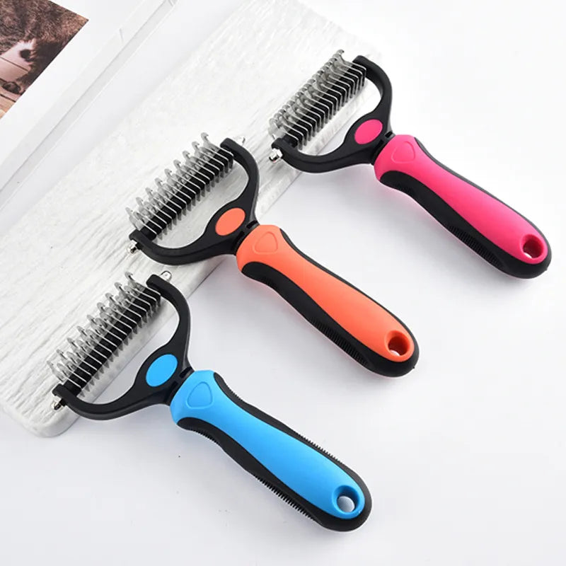 Multi-Purpose Pet Hair Removal Comb for Dogs, Cats & Sofas